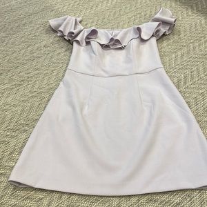 French Connection Whisper Ruffle Dress